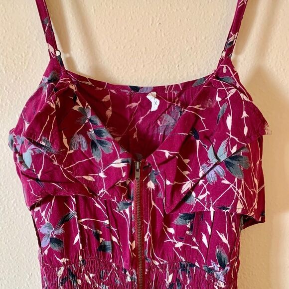Xtaren Maroon Flowy Dress Small - Picture 1 of 4